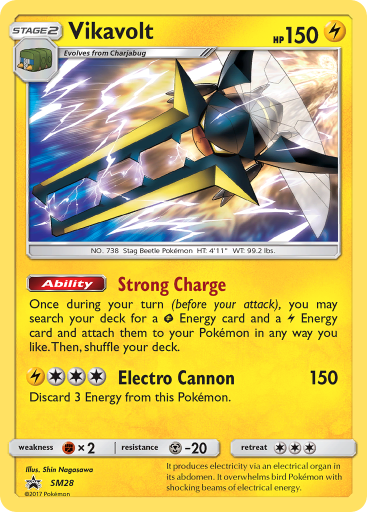 Sun & Moon Promo Vikavolt #28